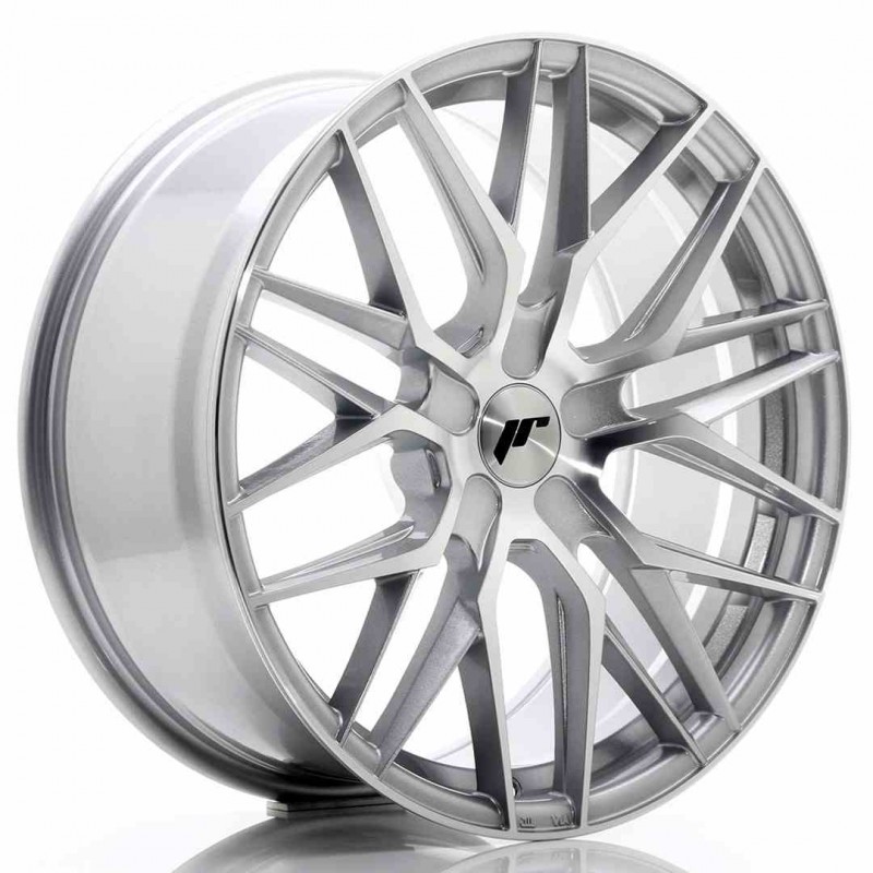 Llanta exclusiva Jr Wheels Jr28 19x8.5 Et35-40 5h Blank Silver Machin Ed Face