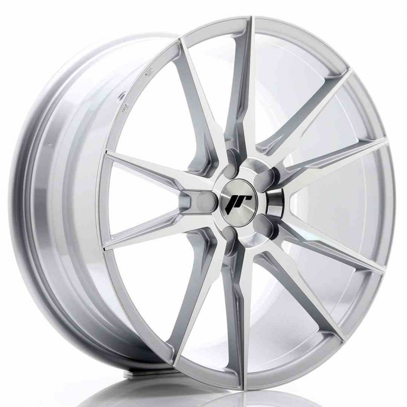 Llanta exclusiva Jr Wheels Jr21 19x8.5 Et35-43 5h Blank Silver Machin Ed Face
