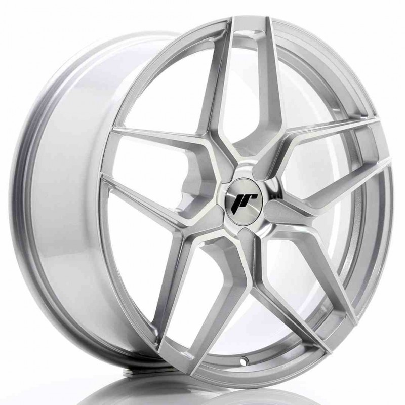 Llanta exclusiva Jr Wheels Jr34 19x8.5 Et20-40 5h Blank Silver Machin Ed Face