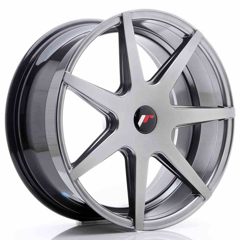 Llanta exclusiva Jr Wheels Jr20 19x8.5 Et20-40 Blank Hyper Black