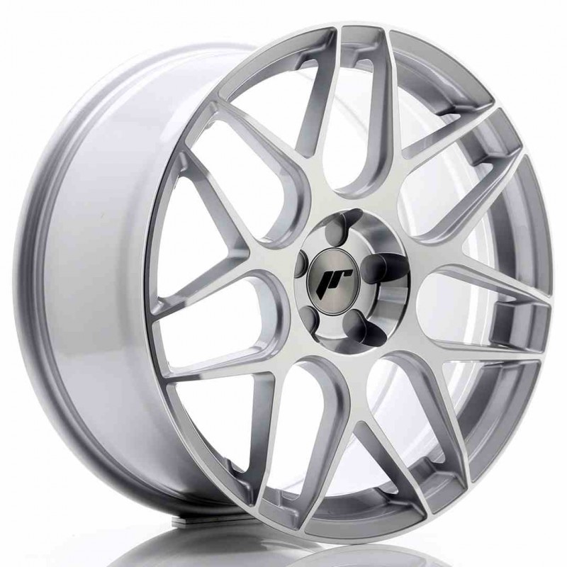 Llanta exclusiva Jr Wheels Jr18 19x8.5 Et20-42 5h Blank Silver Machin Ed