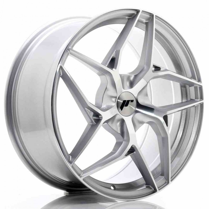 Llanta exclusiva Jr Wheels Jr35 19x8.5 Et20-45 5h Blank Silver Machin Ed Face