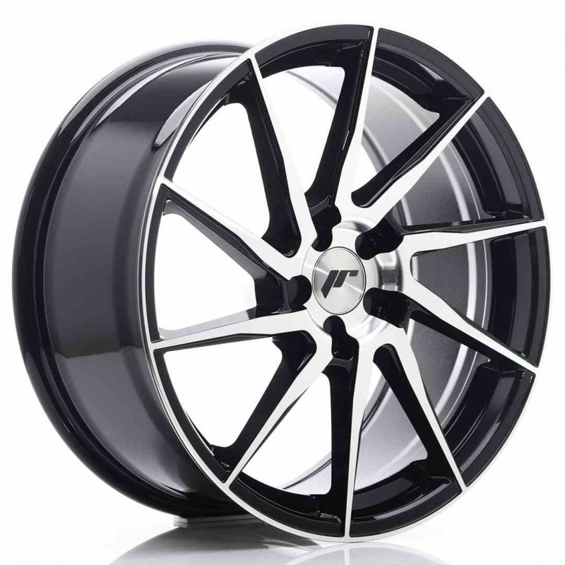 Llanta exclusiva Jr Wheels Jr36 19x8.5 Et20-50 5h Blank Gloss Black%2 0machined Face