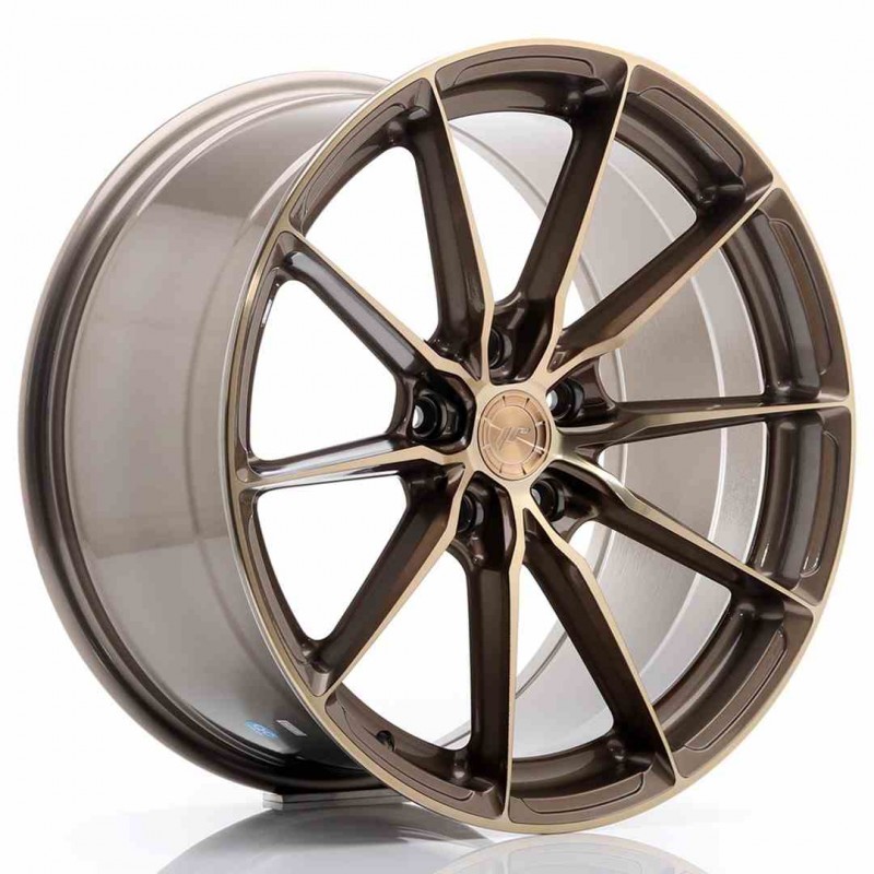 Llanta exclusiva Jr Wheels Jr37 19x9.5 Et45 5x112 Platinum Bronze