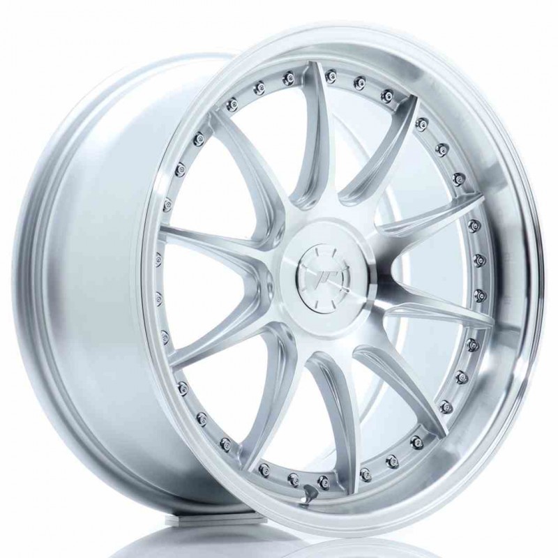 Llanta exclusiva Jr Wheels Jr41 18x8.5 Et35 5h Blank Silver Machined% 20face