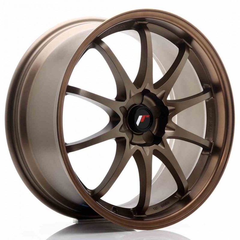 Llanta exclusiva Jr Wheels Jr5 19x8.5 Et43 5h Blank Dark Anodized B Ronze