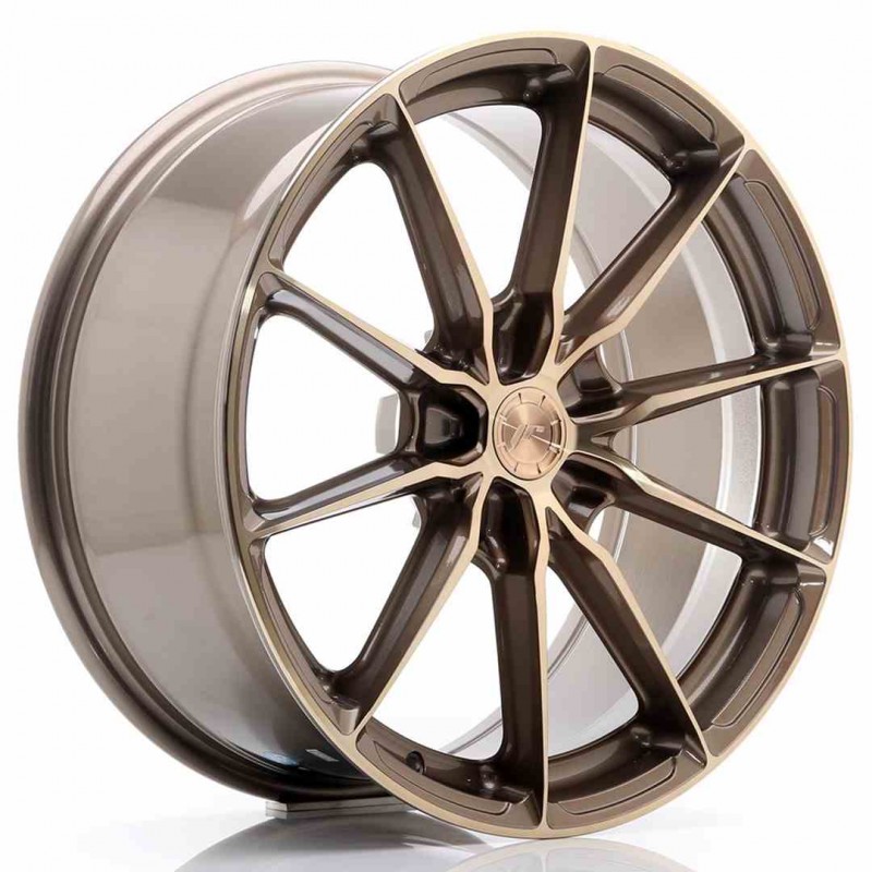 Llanta exclusiva Jr Wheels Jr37 19x8.5 Et20-45 5h Blank Platinum Bron Ze