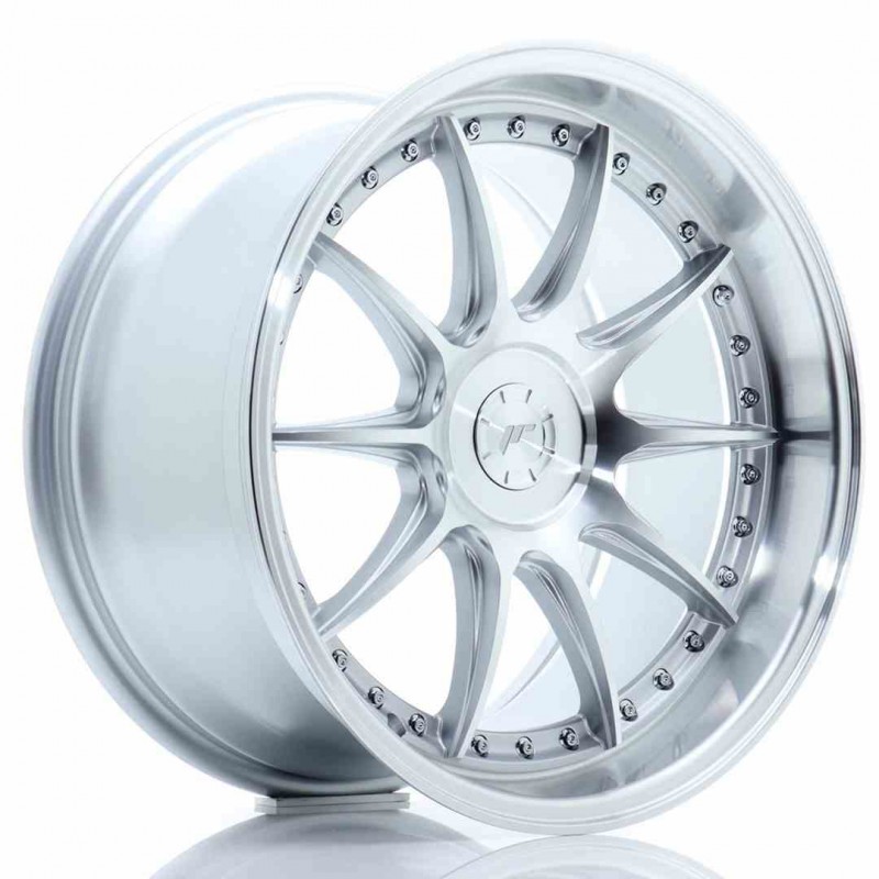 Llanta exclusiva Jr Wheels Jr41 18x9.5 Et15-35 5h Blank Silver Machin Ed Face