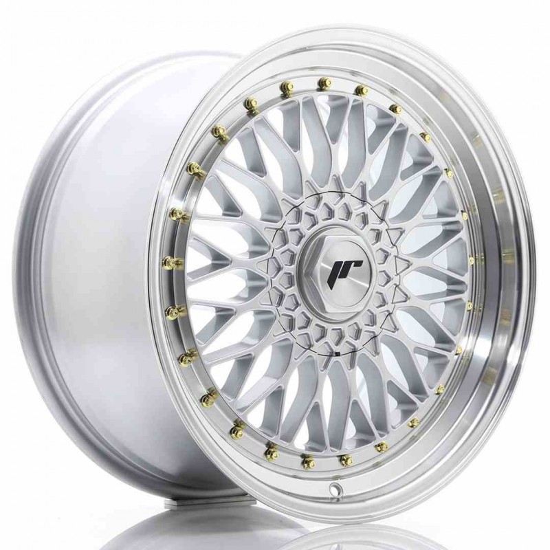 Llanta exclusiva Jr Wheels Jr9 19x9.5 Et35 Blank Silver W Machined Li P