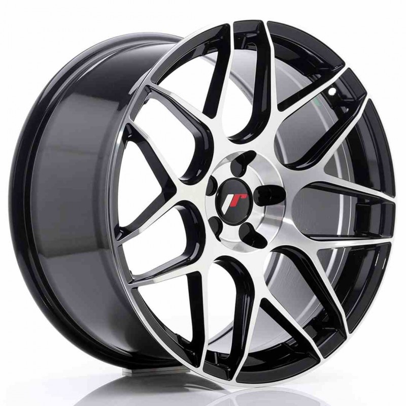 Llanta exclusiva Jr Wheels Jr18 19x9.5 Et35 5h Blank Black Machined