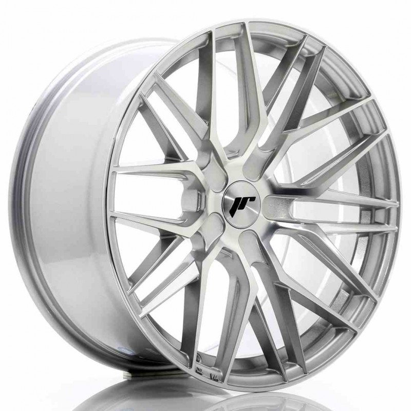 Llanta exclusiva Jr Wheels Jr28 19x9.5 Et35-40 5h Blank Silver Machin Ed Face