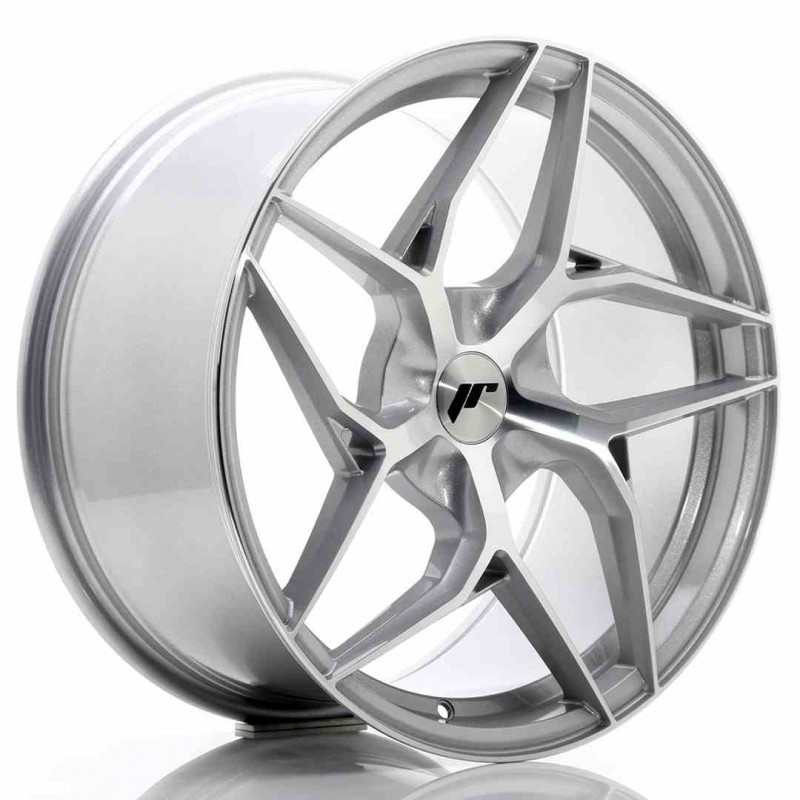 Llanta exclusiva Jr Wheels Jr35 19x9.5 Et35-45 5h Blank Silver Machin Ed Face