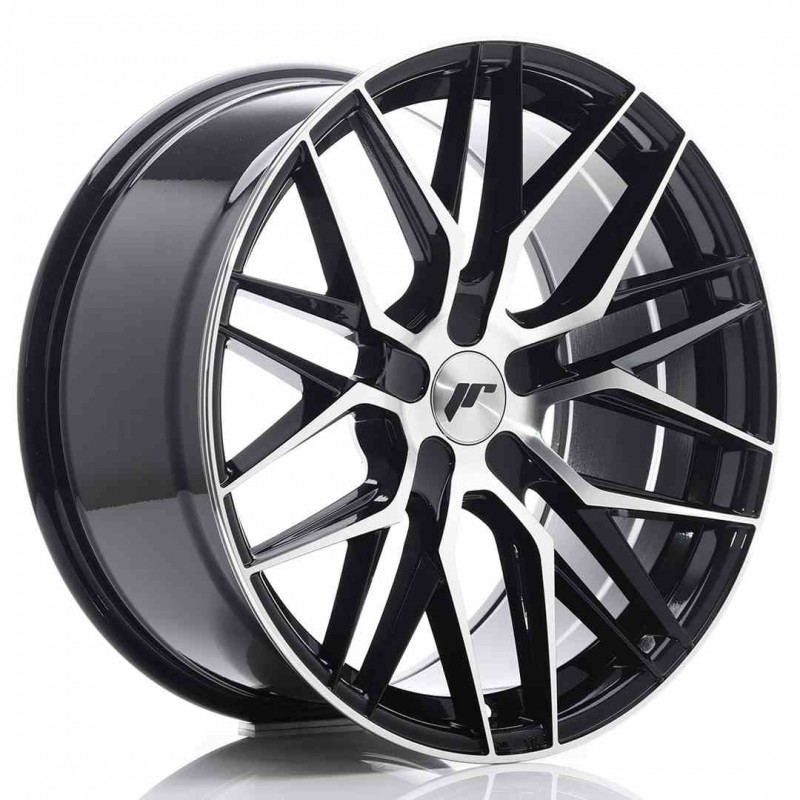 Llanta exclusiva Jr Wheels Jr28 19x9.5 Et20-40 5h Blank Gloss Black%2 0machined Face