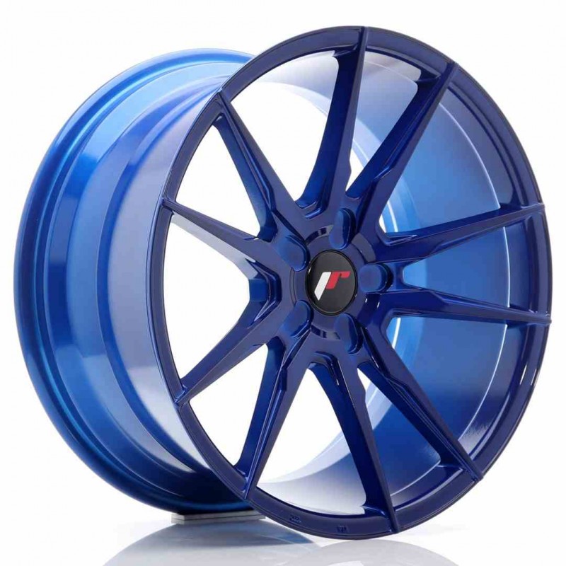 Llanta exclusiva Jr Wheels Jr21 19x9.5 Et20-40 5h Blank Platinum Blue 