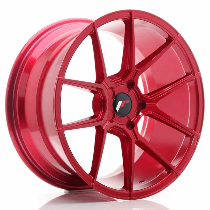 Llanta exclusiva Jr Wheels Jr30 19x9.5 Et20-40 5h Blank Platinum Red