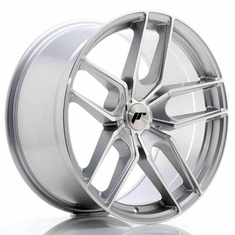 Llanta exclusiva Jr Wheels Jr25 19x9.5 Et20-40 5h Blank Silver Machin Ed Face