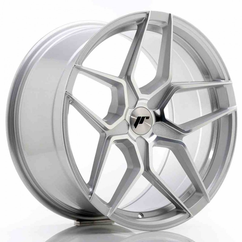 Llanta exclusiva Jr Wheels Jr34 19x9.5 Et20-40 5h Blank Silver Machin Ed Face