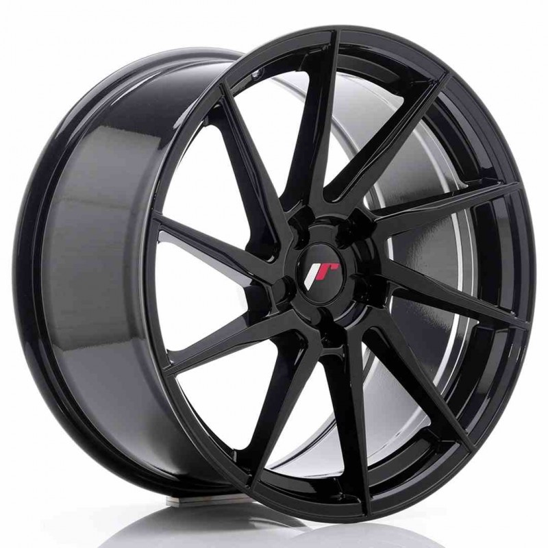 Llanta exclusiva Jr Wheels Jr36 19x9.5 Et20-45 5h Blank Gloss Black