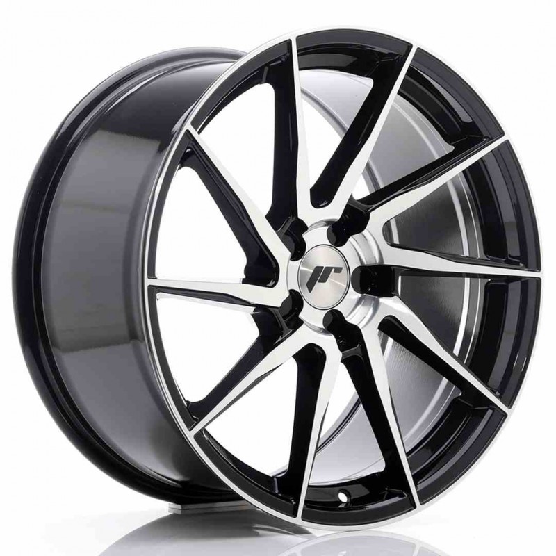 Llanta exclusiva Jr Wheels Jr36 19x9.5 Et20-45 5h Blank Gloss Black%2 0machined Face