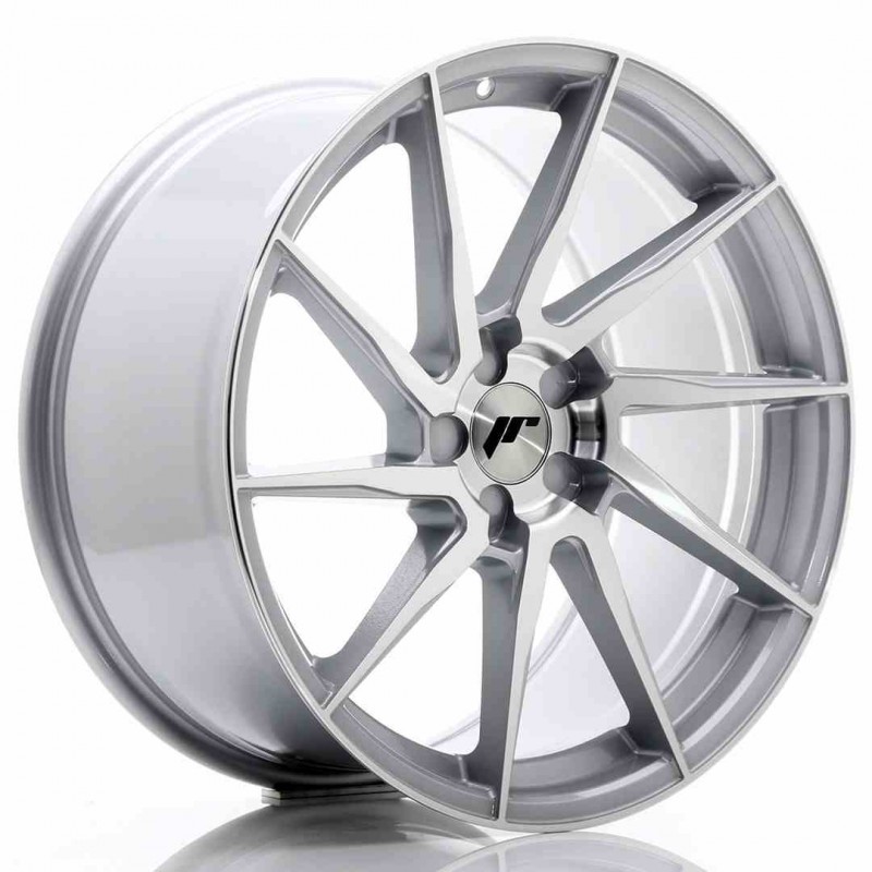 Llanta exclusiva Jr Wheels Jr36 19x9.5 Et20-45 5h Blank Silver Brushe D Face