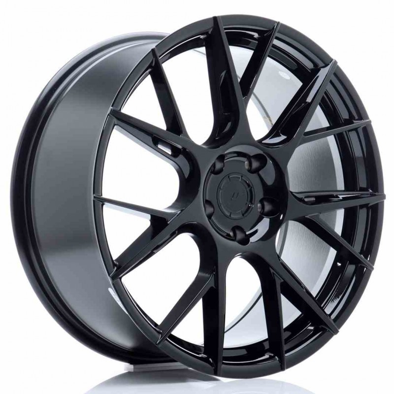 Llanta exclusiva Jr Wheels Jr42 19x8.5 Et35 5x120 Gloss Black