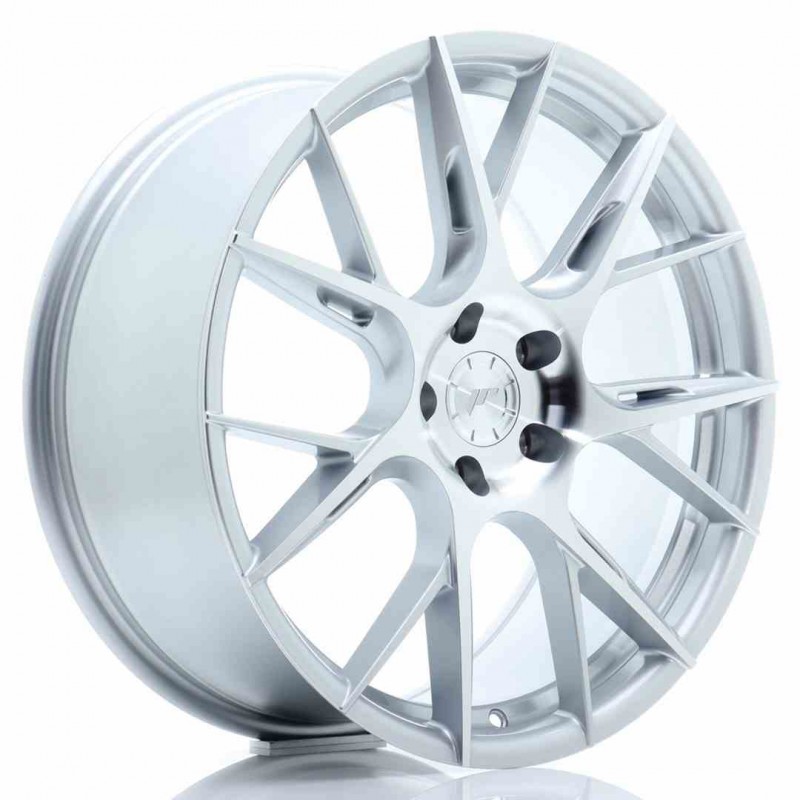 Llanta exclusiva Jr Wheels Jr42 19x8.5 Et45 5x114.3 Silver Machined F Ace