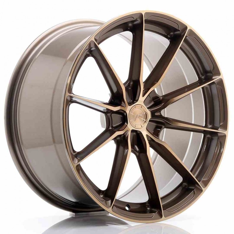 Llanta exclusiva Jr Wheels Jr37 19x9.5 Et35-45 5h Blank Platinum Bron Ze