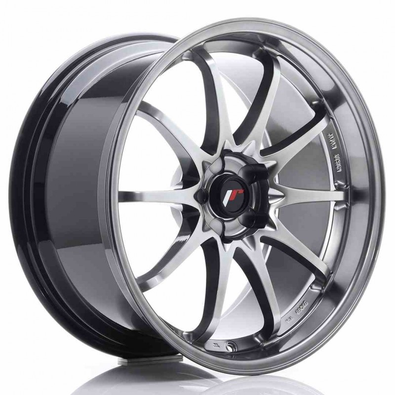 Llanta exclusiva Jr Wheels Jr5 19x9.5 Et12-36 5h Blank Hyper Black