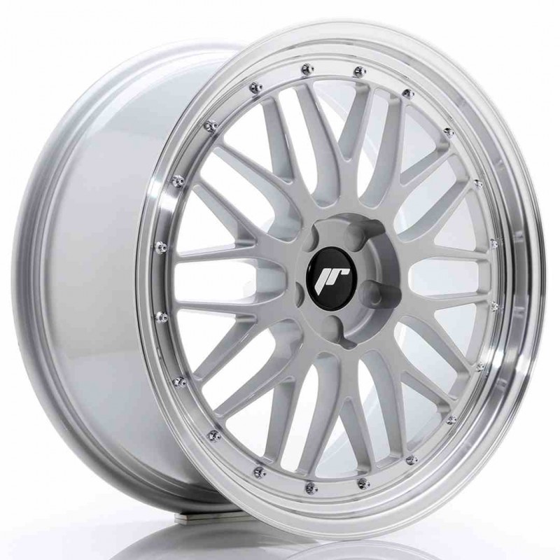 Llanta exclusiva Jr Wheels Jr23 20x9 Et20 5x120 Hyper Silver W Machin Ed Lip