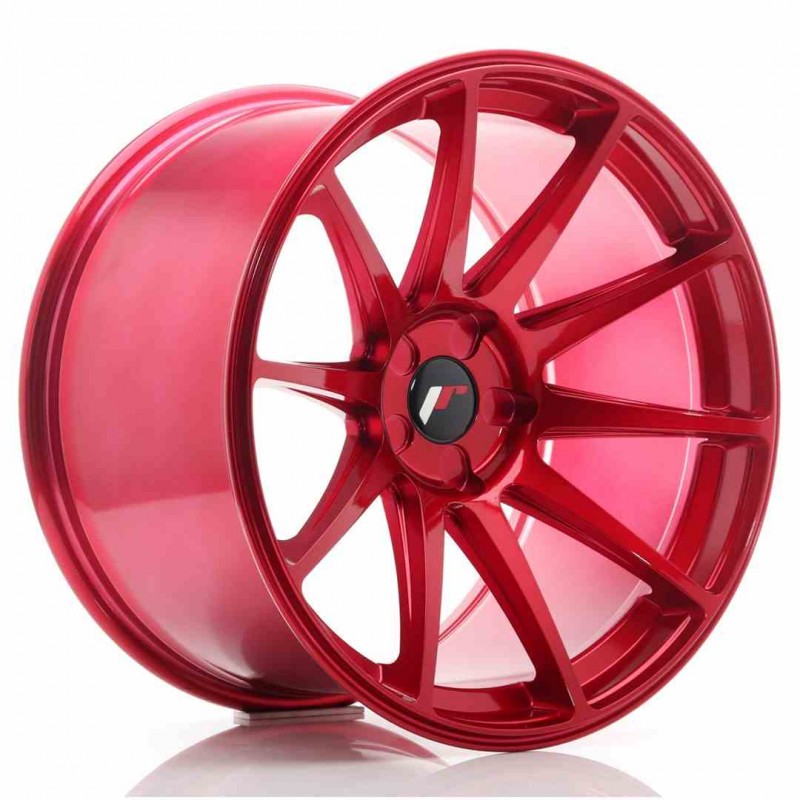 Llanta exclusiva Jr Wheels Jr11 19x11 Et25 5h Blank Platinum Red
