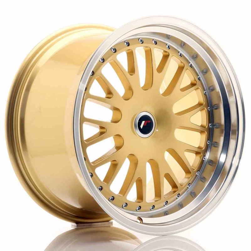 Llanta exclusiva Jr Wheels Jr10 19x11 Et15-30 Blank Gold W Machined L Ip