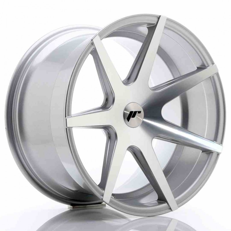 Llanta exclusiva Jr Wheels Jr20 19x11 Et25-40 5h Blank Silver Machine D