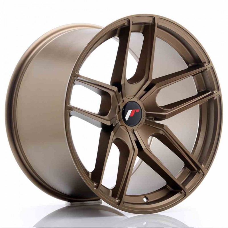 Llanta exclusiva Jr Wheels Jr25 19x11 Et20-40 5h Blank Bronze