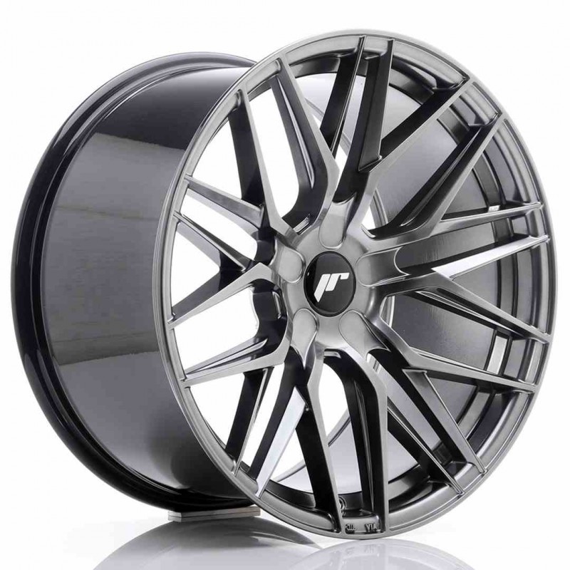 Llanta exclusiva Jr Wheels Jr28 19x10.5 Et20-40 5h Blank Hyper Black