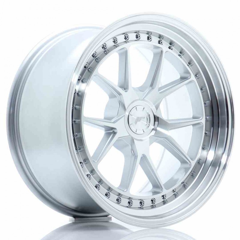 Llanta exclusiva Jr Wheels Jr39 18x9.5 Et15-35 5h Blank Silver Machin Ed Face