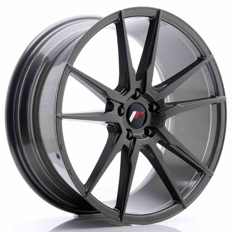 Llanta exclusiva Jr Wheels Jr21 20x8.5 Et35 5x120 Hyper Gray
