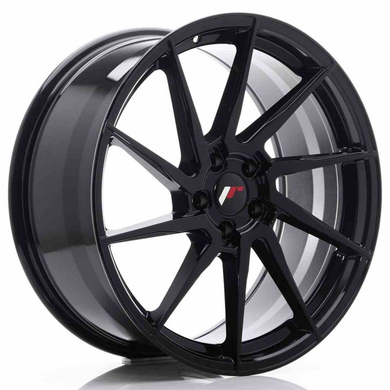 Llanta exclusiva Jr Wheels Jr36 20x9 Et38 5x112 Gloss Black