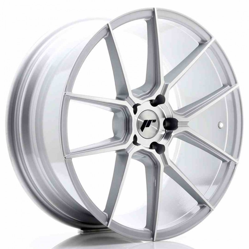 Llanta exclusiva Jr Wheels Jr30 20x8.5 Et40 5x112 Silver Machined Fac E