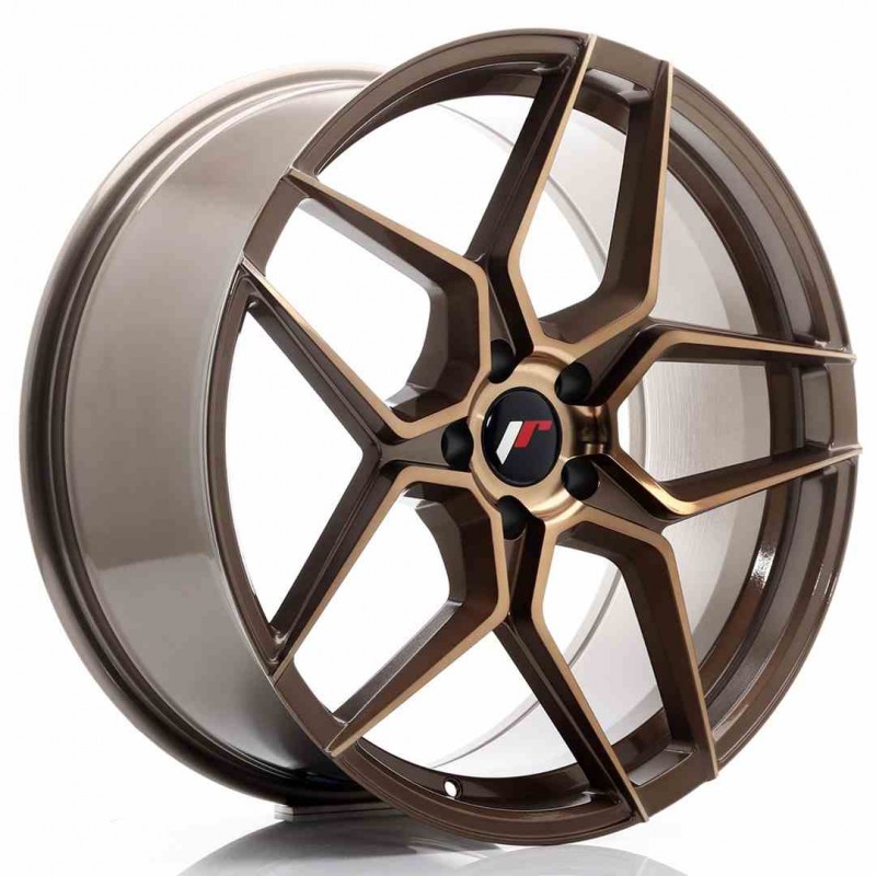 Llanta exclusiva Jr Wheels Jr34 20x9 Et35 5x112 Platinum Bronze