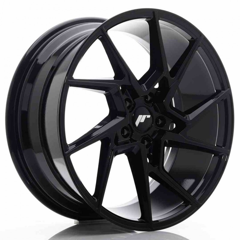 Llanta exclusiva Jr Wheels Jr33 20x9 Et35 5x120 Glossy Black