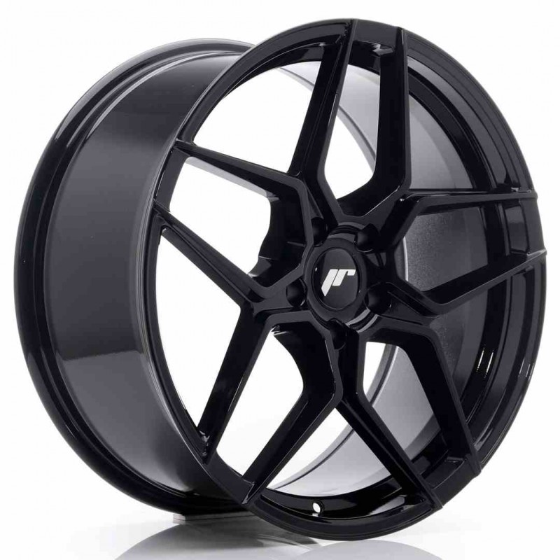 Llanta exclusiva Jr Wheels Jr34 20x9 Et35 5x120 Gloss Black
