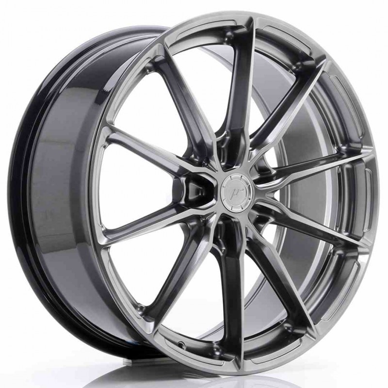 Llanta exclusiva Jr Wheels Jr37 20x8.5 Et35 5x120 Hyper Black