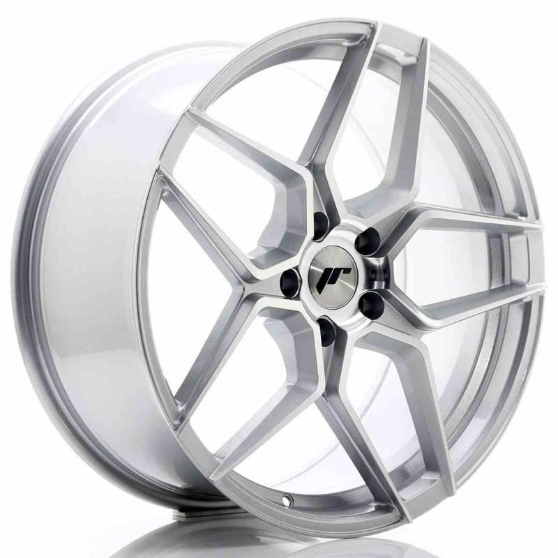 Llanta exclusiva Jr Wheels Jr34 20x9 Et40 5x112 Silver Machined Face