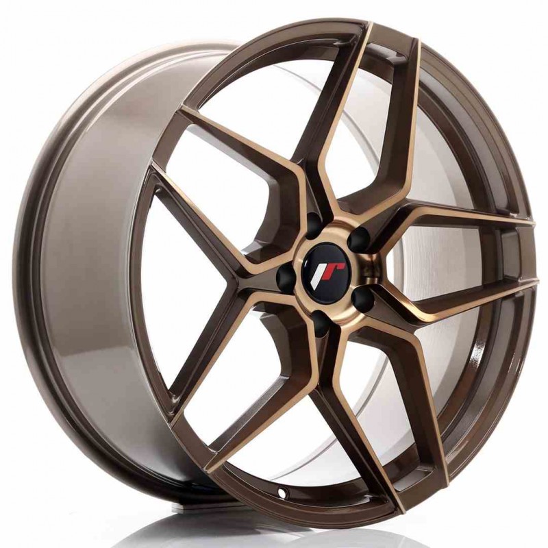 Llanta exclusiva Jr Wheels Jr34 20x9 Et40 5x114.3 Platinum Bronze