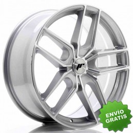 Llanta exclusiva Jr Wheels Jr25 20x8.5 Et20-40 5h Blank Silver Machin Ed Face
