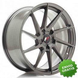 Llanta exclusiva Jr Wheels Jr36 20x9 Et15-38 5h Blank Hyper Gray
