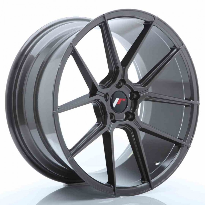 Llanta exclusiva Jr Wheels Jr30 20x10 Et40 5x112 Hyper Gray