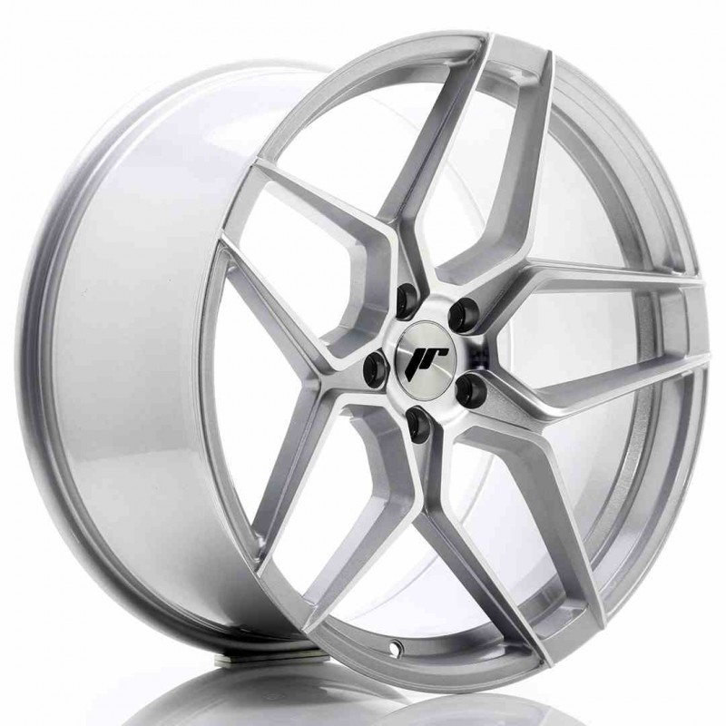 Llanta exclusiva Jr Wheels Jr34 20x10 Et40 5x112 Silver Machined Face 