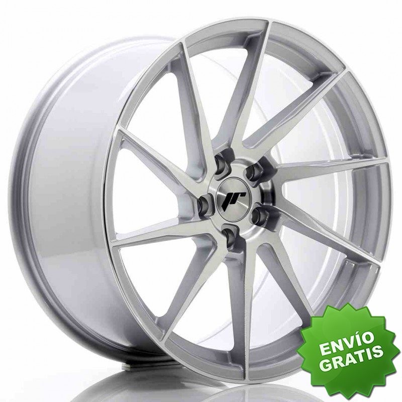 Llanta exclusiva Jr Wheels Jr36 20x10 Et40 5x112 Silver Brushed Face