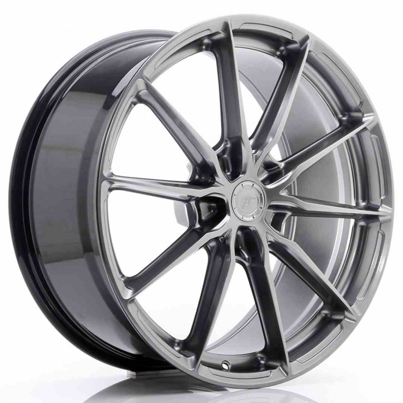 Llanta exclusiva Jr Wheels Jr37 20x9 Et45 5x112 Hyper Black